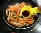 お弁当に、ゴボウが主役のきんぴら♫作り方5写真
