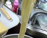 手打ちうどんで釜揚げシチューうどん作り方4写真