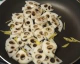 生姜でホットな蓮根・しらす炒め作り方4写真