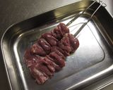 鶏ココロの串焼き☆心臓下処理作り方5写真