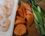 人参とアスパラ、秋っぽい蒸し野菜たち?作り方2写真
