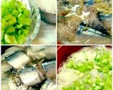 材料３つ◆さんま鍋◆秋刀魚・生姜・ネギ作り方3写真