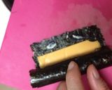 お弁当に♬オクラのお花✿海苔とチーズで作り方6写真