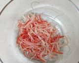５分で‼もやしカニカマ玉ねぎのサラダ☆作り方1写真