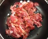 簡単♪ お味噌味の肉豆腐☆作り方1写真
