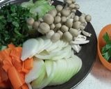 鯖とたっぷり野菜の塩麹レモン煮作り方2写真