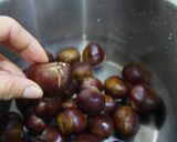 栗とクリームチーズのパン作り方1写真