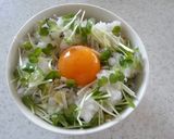 しらす月見 丼作り方1写真