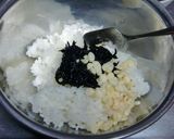 朝に！ひじきと天かすの胡麻まぶしおにぎり作り方1写真