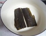 白菜と豚バラ肉ミルフィーユ厚揚げ鍋作り方3写真