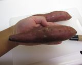 さつまいもと豚肉の炒め煮作り方1写真