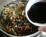 お弁当に具だくさんのひじき煮♫作り方7写真