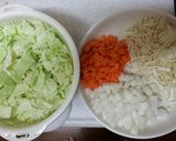 野菜玉子スープ☆子供もパクパク♪作り方1写真