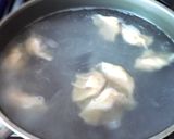 お腹満足、温まる!えび入り水餃子のスープ作り方8写真