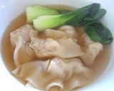 お腹満足、温まる!えび入り水餃子のスープ作り方7写真