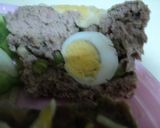 ゆで卵と野菜入りミートローフ作り方9写真