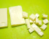 チーズ白葱入＊豚肉と法蓮草のおつまみ焼き作り方4写真