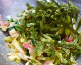 チーズ白葱入＊豚肉と法蓮草のおつまみ焼き作り方7写真