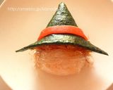 【キャラ弁】ハロウィン魔女っ子ちゃん弁当作り方7写真