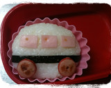キャラ弁　バス　簡単作り方4写真