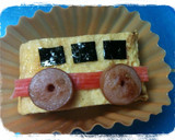 キャラ弁　バス　簡単作り方5写真