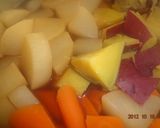 大根・さつま芋・人参の煮物！作り方4写真