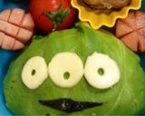 キャラ弁！トイストーリー、エイリアン作り方3写真