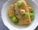 鮭フレ・葱・胡麻の　あんかけいなり餅　作り方11写真