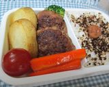 うずら卵で作るお弁当ハンバーグ作り方7写真