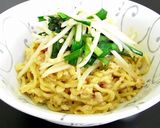 大豆ともやしのピリ辛和えそば作り方7写真