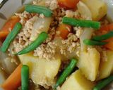 つゆまで美味しい・そぼろで肉じゃが作り方6写真