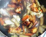 ナスと鶏肉とキャベツのピリ辛中華炒め☆作り方6写真
