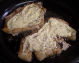 トンテキの粒マスタードマヨソース焼き作り方5写真