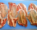 豚肉とチーズの重ね焼き♪作り方1写真