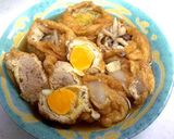 おもちがとろ～り☆すしあげ巾着煮！！作り方3写真