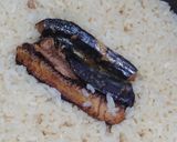簡単炊き込みご飯！さんまの蒲焼きの缶詰で作り方5写真