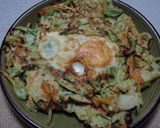 野菜たっぷり…お好み焼き風のヘルシー焼き作り方3写真