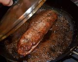 豚ヒレ肉の蒸し焼き野生キノコソース作り方6写真
