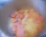 即席簡単カルボナーラ風白菜やきそば作り方4写真