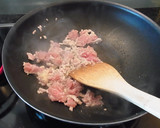 白菜と豚挽肉のとろとろあんかけご飯☆作り方2写真