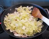 白菜と豚挽肉のとろとろあんかけご飯☆作り方3写真
