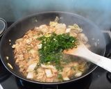 白菜と豚挽肉のとろとろあんかけご飯☆作り方4写真