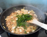 白菜と豚挽肉のとろとろあんかけご飯☆作り方4写真