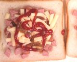 簡単ソーセージを使ったホットサンド作り方1写真