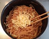 ツナとチーズのとろーりパスタ作り方4写真