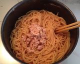 ツナとチーズのとろーりパスタ作り方3写真