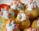 さつまいものカラフルデコケーキ作り方5写真