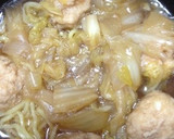 簡単!白菜と鶏団子の中華風スープ☆作り方7写真