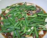 豆腐・さんまの蒲焼缶・ニラの卵とじ作り方5写真