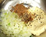 サーモンほうれん草マヨサンド★作り方1写真